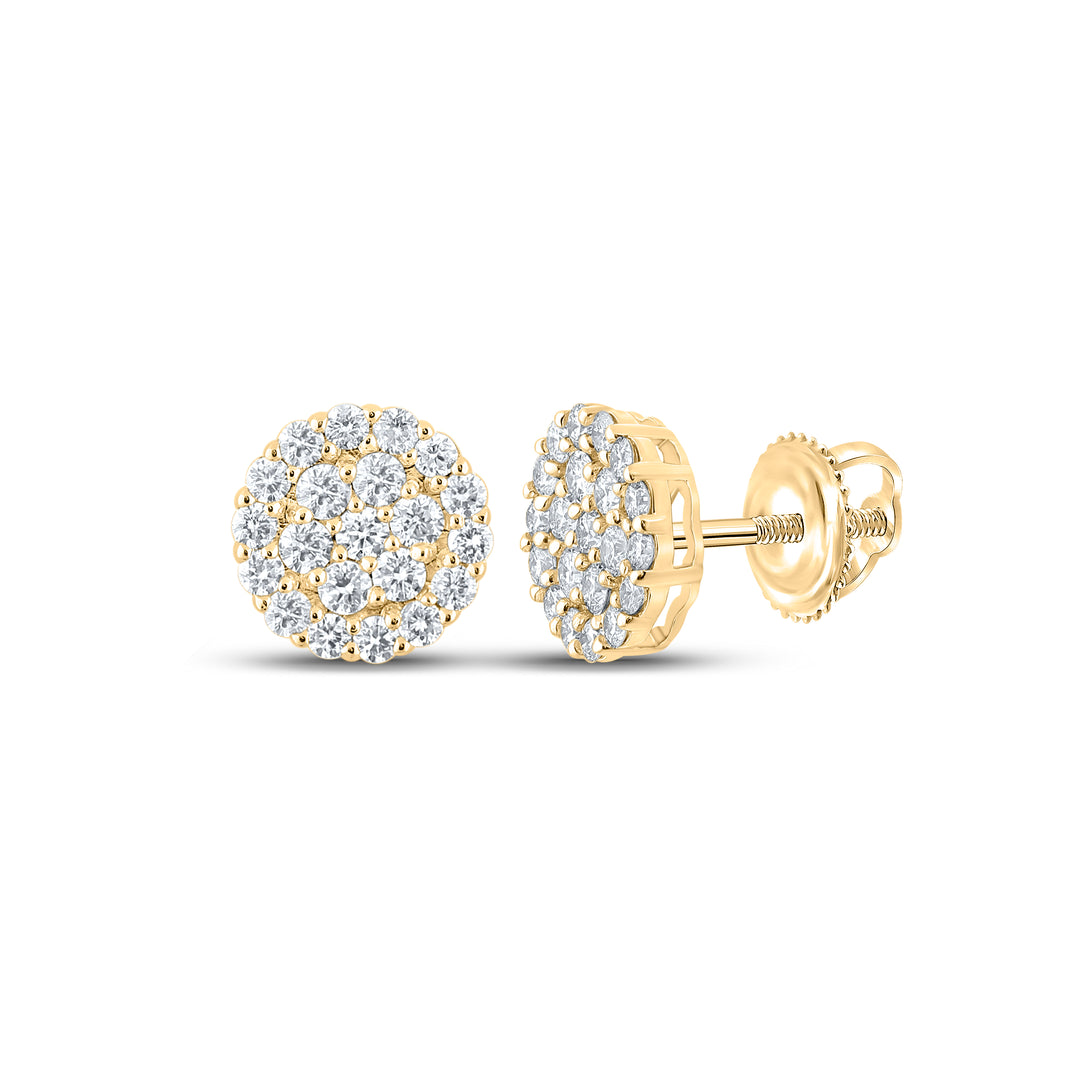 1 7/8CTW-DIA NK ROUND EARRING