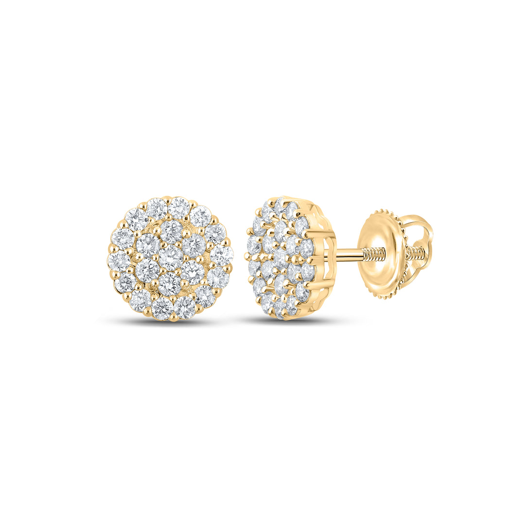 2 1/2CTW-DIA NK ROUND EARRING