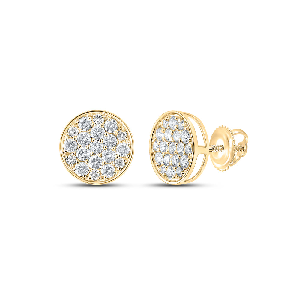 1/2CTW-DIA NK ROUND EARRING