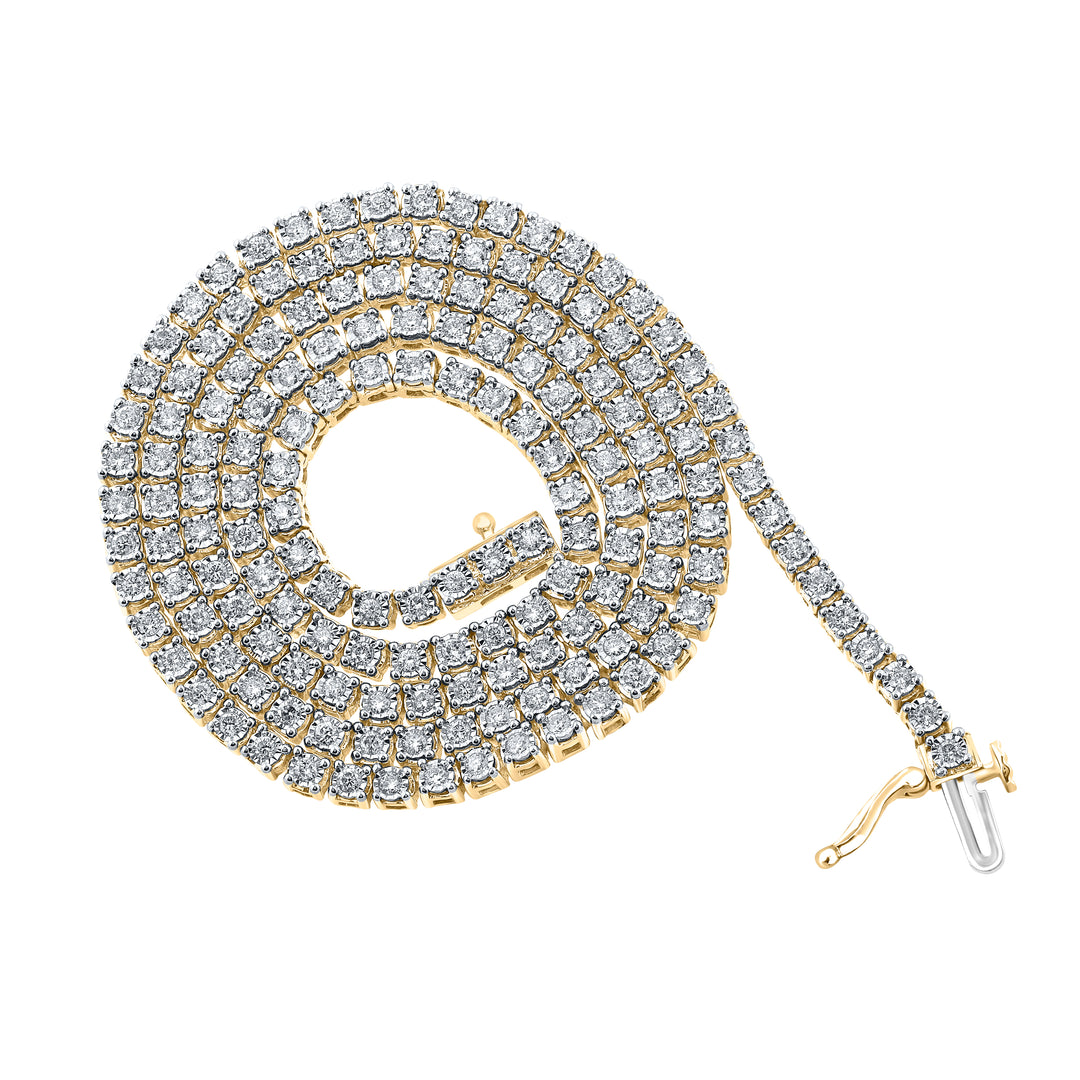 3CTW-DIA NK (3MM) MENS FANUK CHAIN (20 INCH)