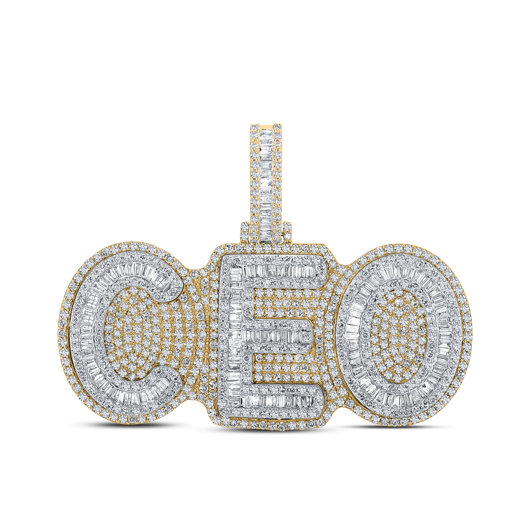 5CTW-DIA NK CEO MENS CHARM