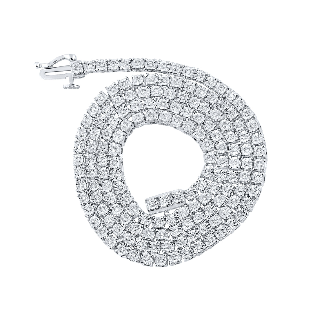 1CTW-DIA MENS CN DIAMOND FANUK CHAIN (18 INCH)