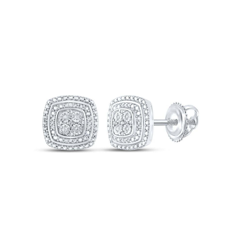 1/10CTW-DIA P2 GIFT CUSHION EARRING