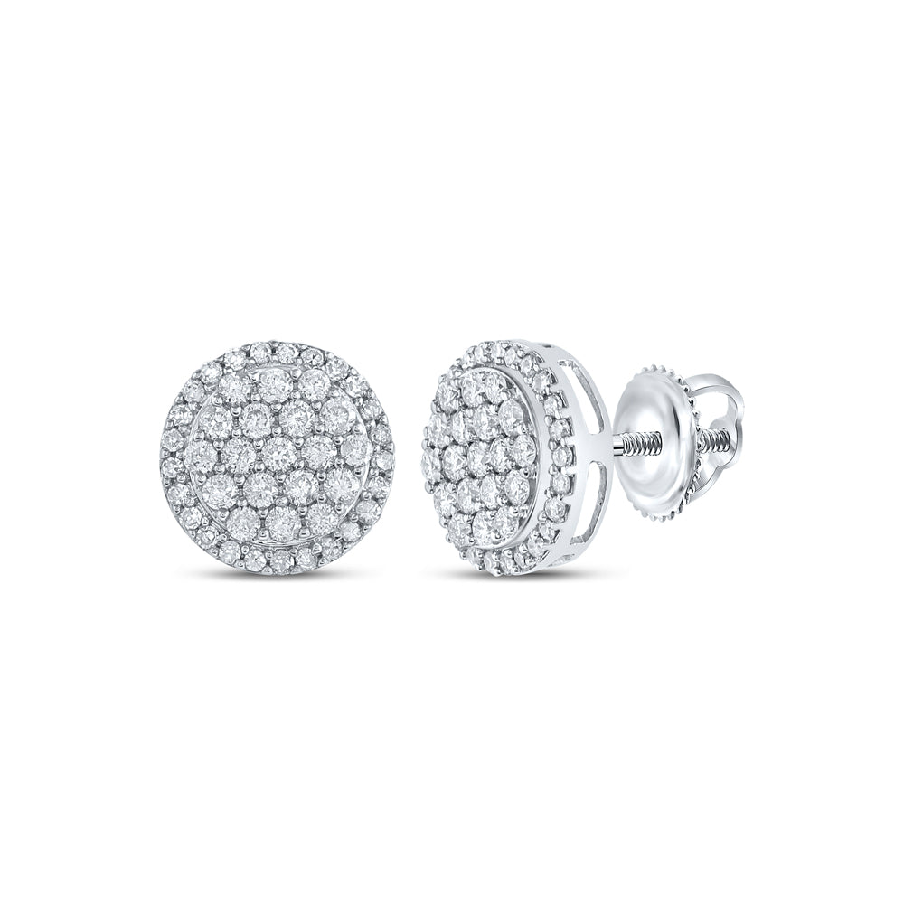 1/2CTW-DIA CN ROUND EARRING
