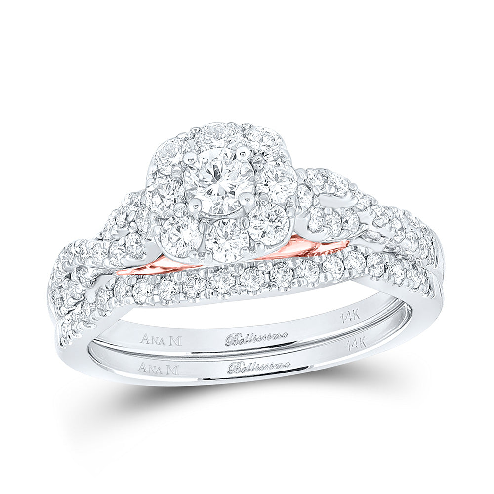 1CTW-DIA ANA M 1/5CT-CRD BELLISSIMO BRIDAL SET