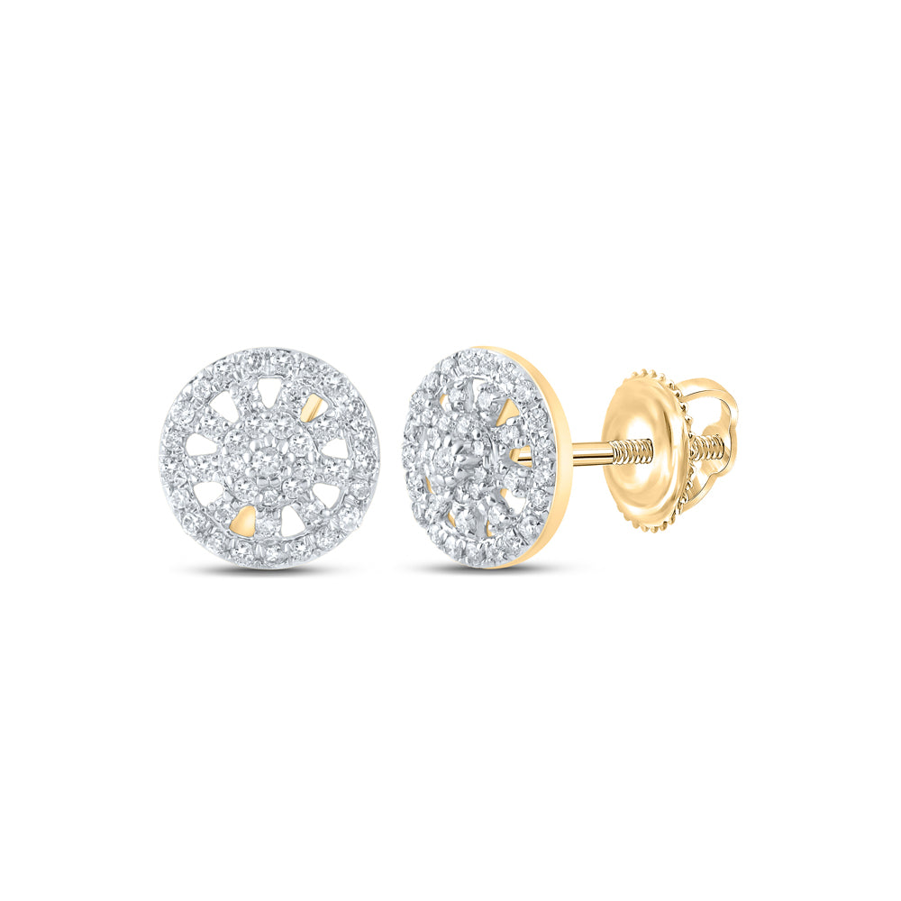 1/3CTW-DIA CN ROUND EARRING