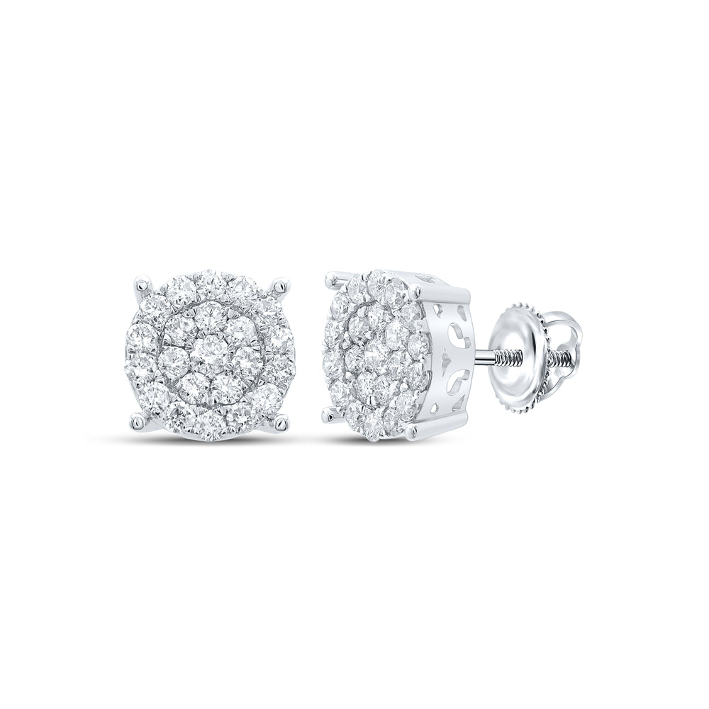 1CTW-DIA NK FASHION ROUND EARRING