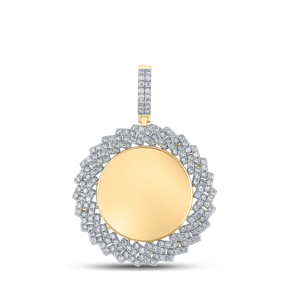 3CTW-DIA ANA M MENS MEMORY PENDANT