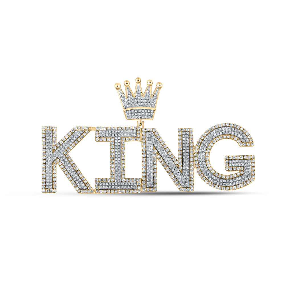3CTW-DIA P1P2 "KING" MENS CHARM