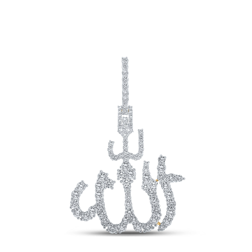 2CTW-DIA NK ALLAH MENS CHARM