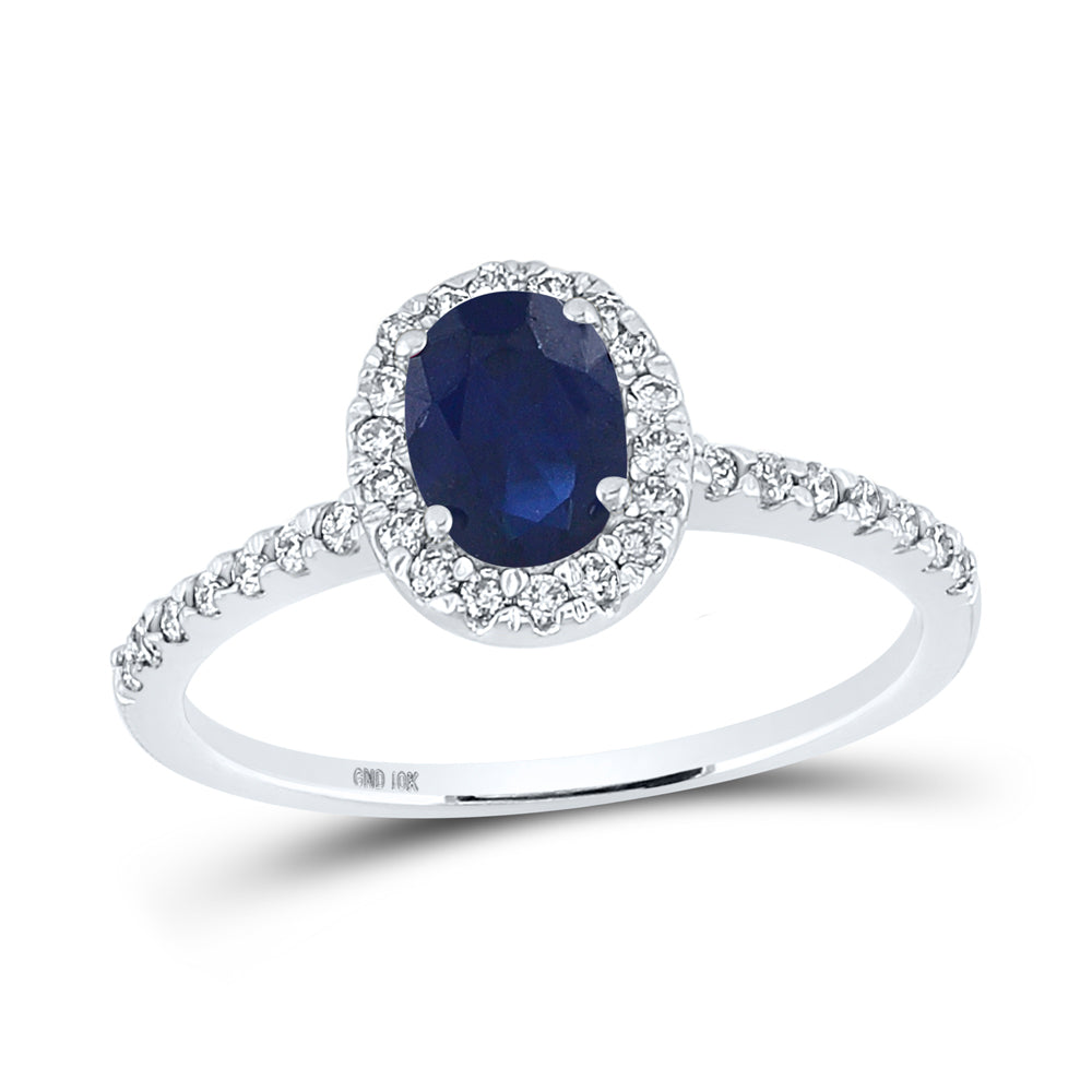 1/4CTW-DIA 1 CT-LBS SYNTHETIC GEMSTONE RING