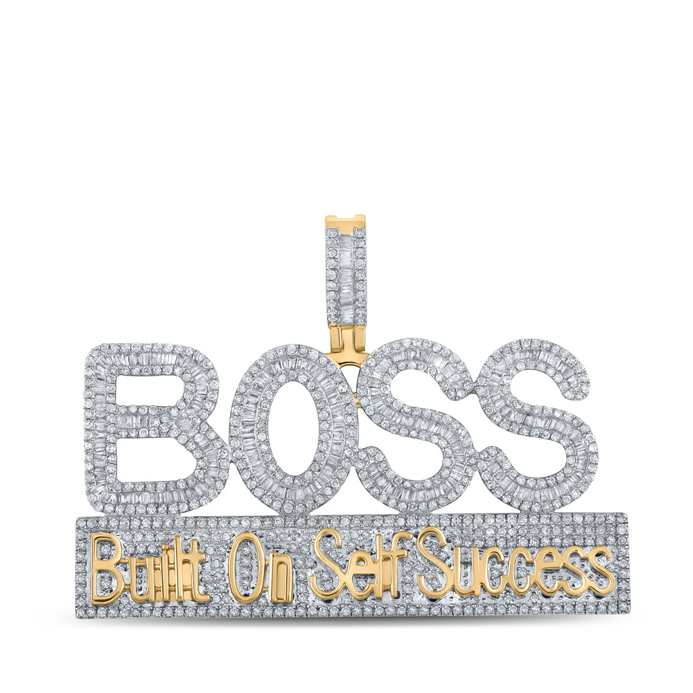 2 3/8CTW-DIA P1P2 BOSS MENS CHARM