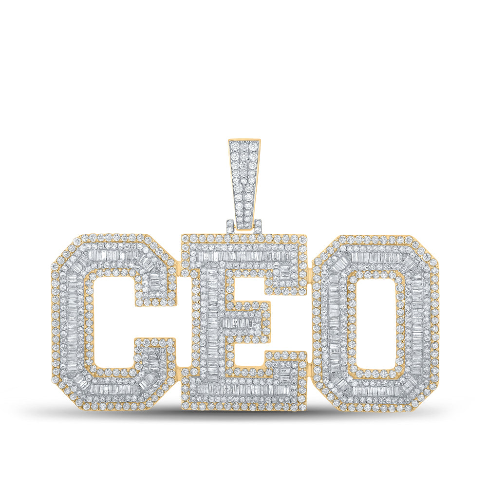 6 3/4CTW-DIA NK CEO MENS CHARM