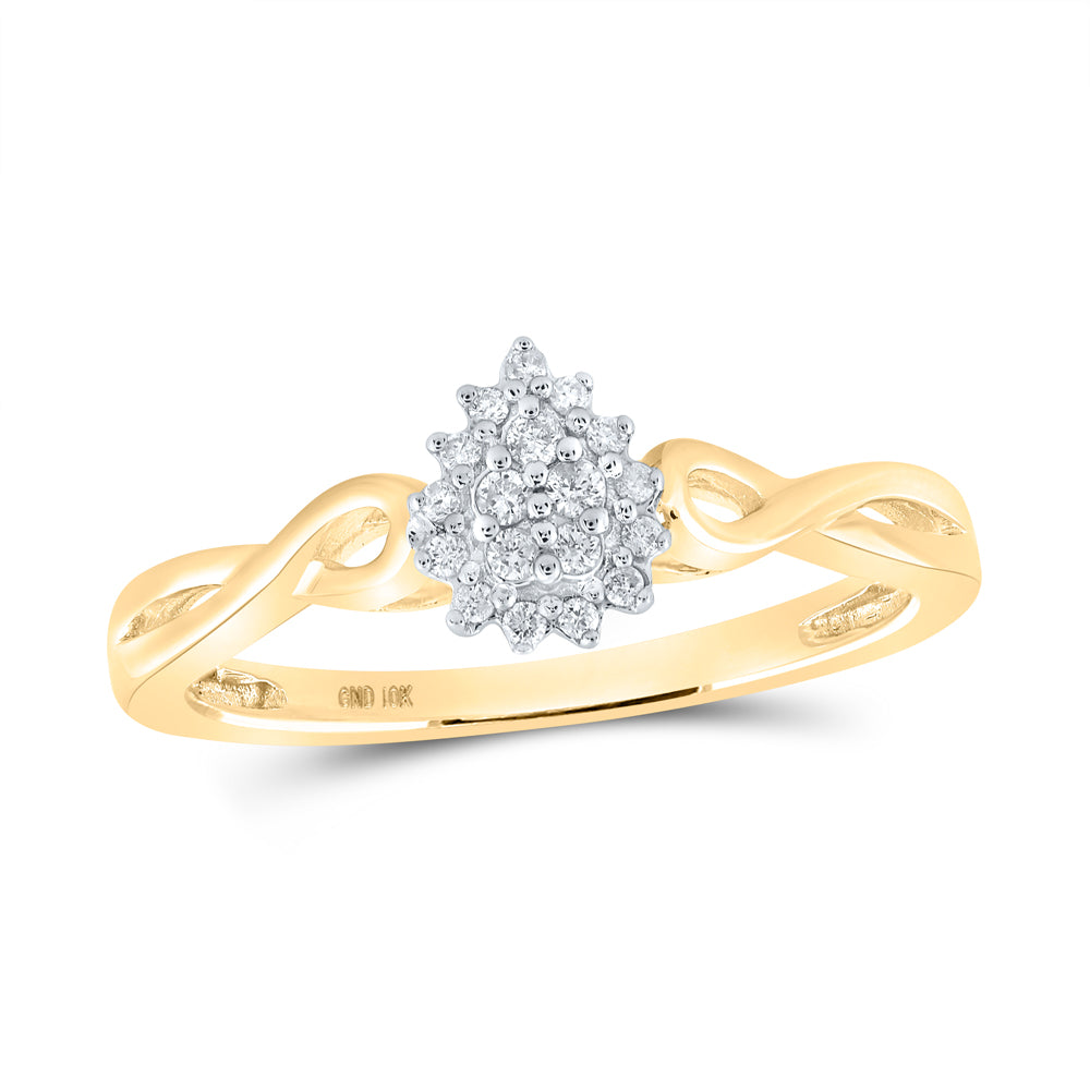 1/10CTW-DIA CN FASHION RING
