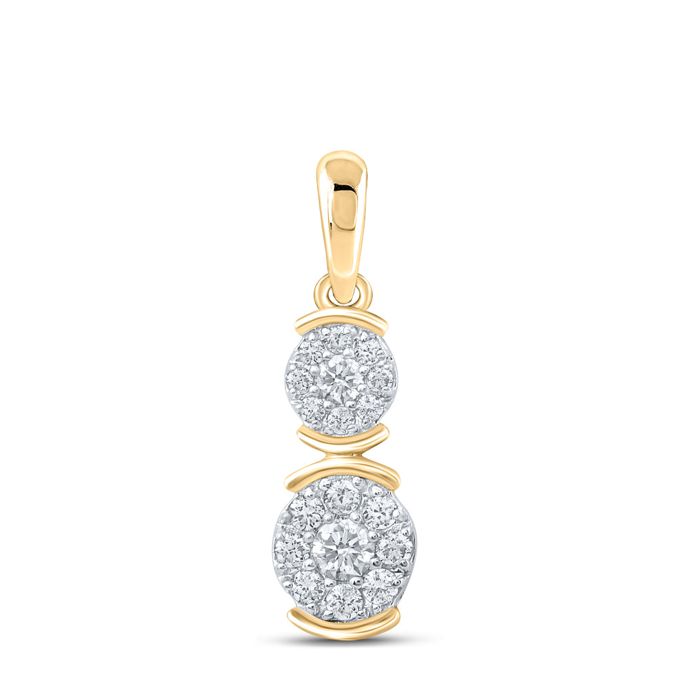 1/4CTW-DIA CN FASHION PENDANT