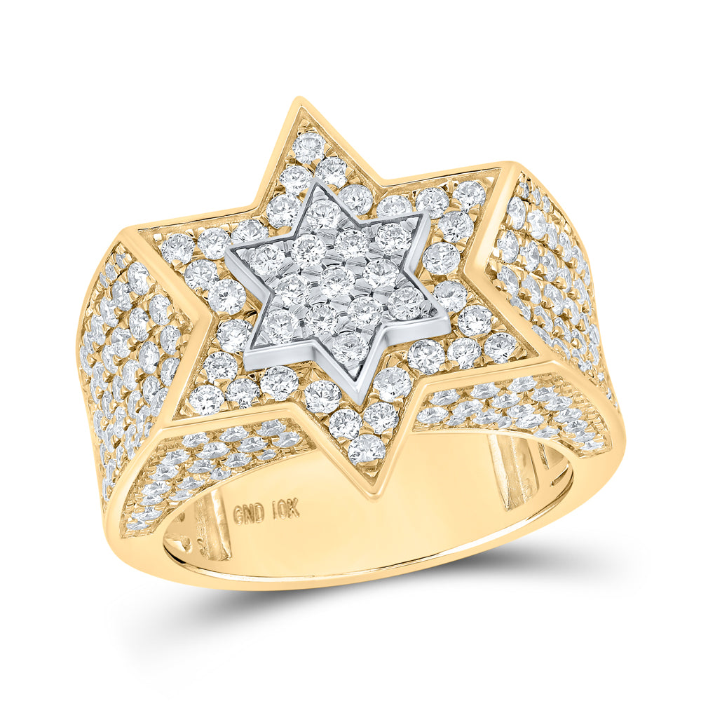 3 3/8CTW-DIA NK STAR MENS RING