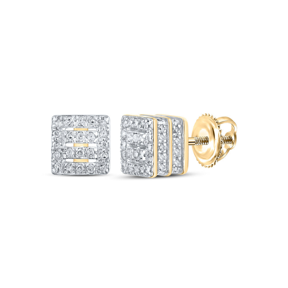 1/3CTW-DIA P1P2 FASHION SQUARE EARRING