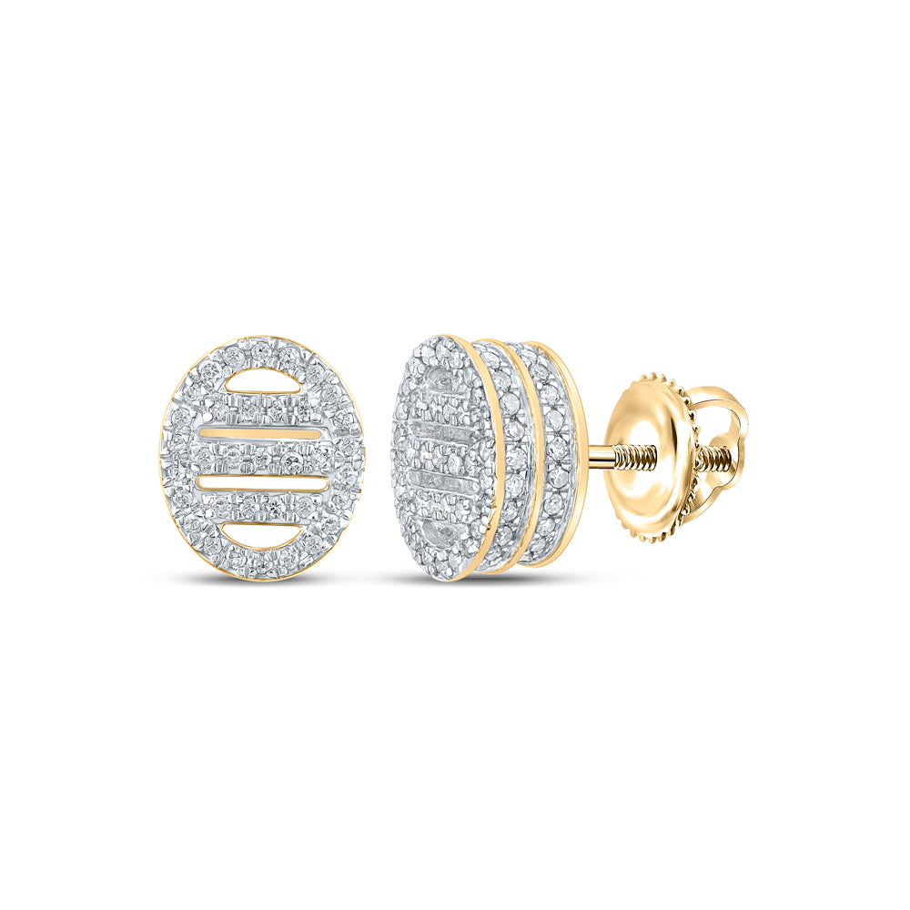 1/2CTW-DIA P1P2 FASHION OVAL EARRING