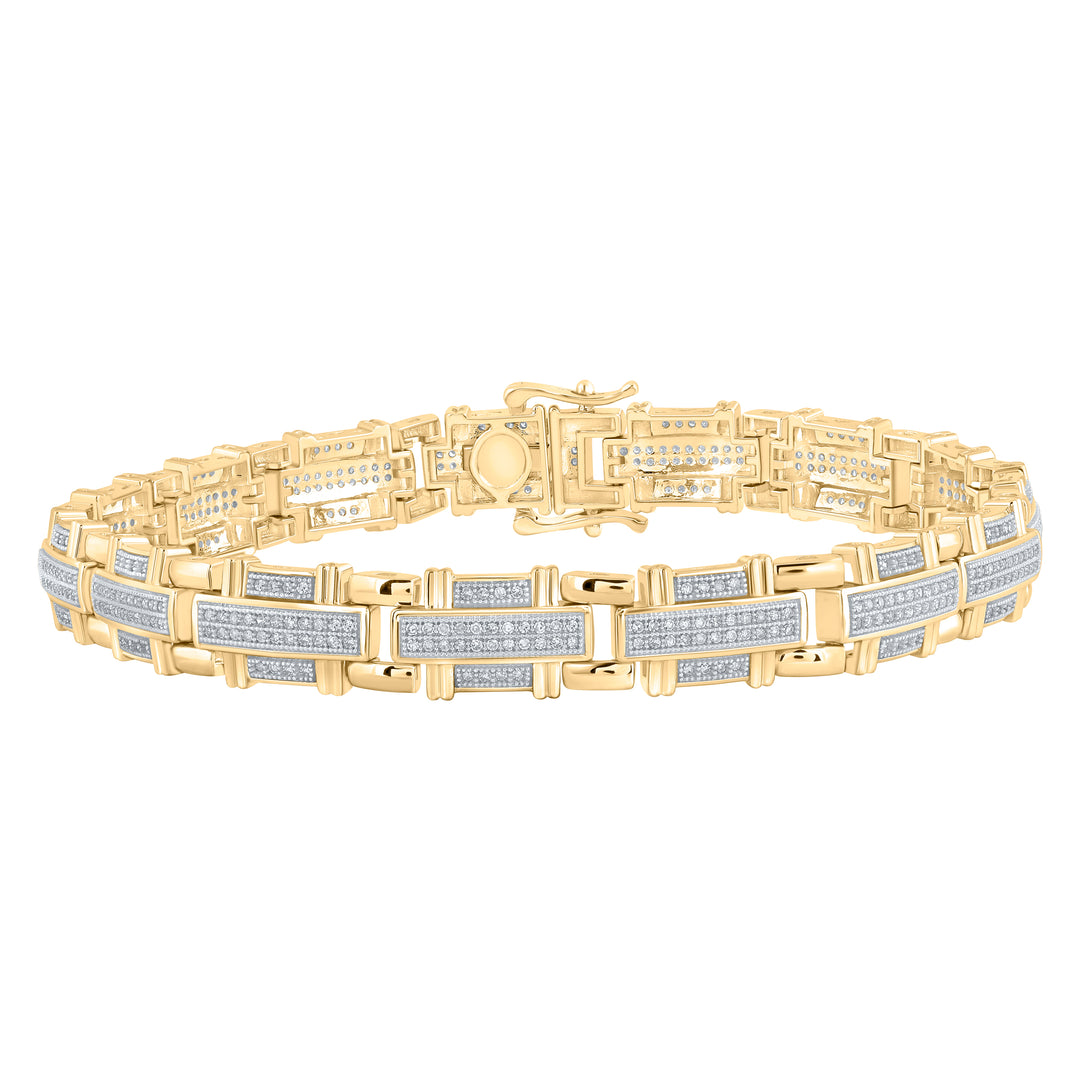 1 1/4CTW-DIA P1P2 MENS BRACELET (8.5 INCH)