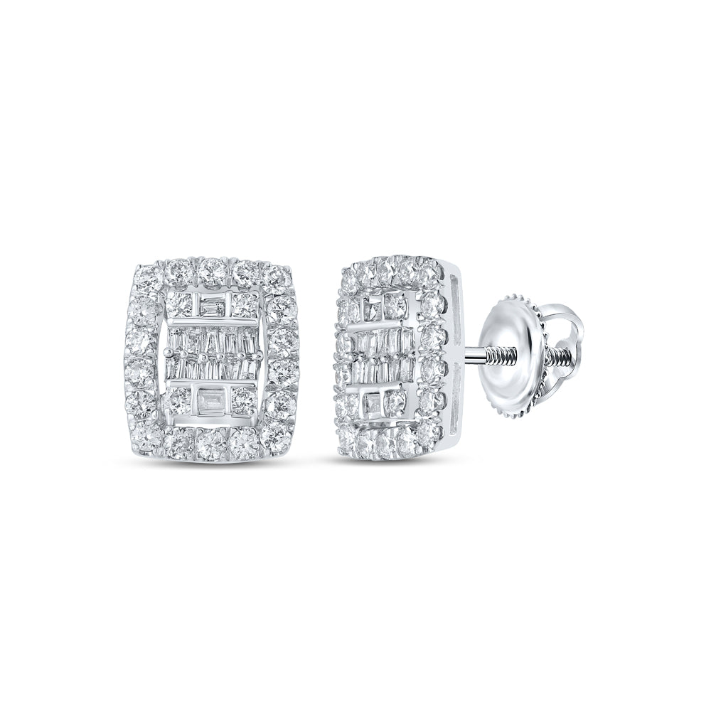 1CTW-DIA NK EARRING