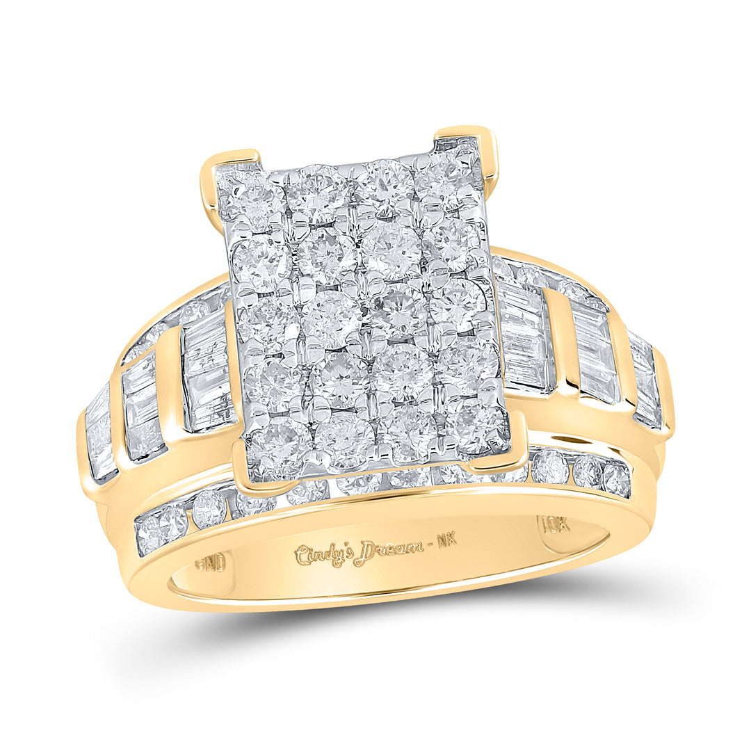2CTW-DIA NK FASHION RING S10