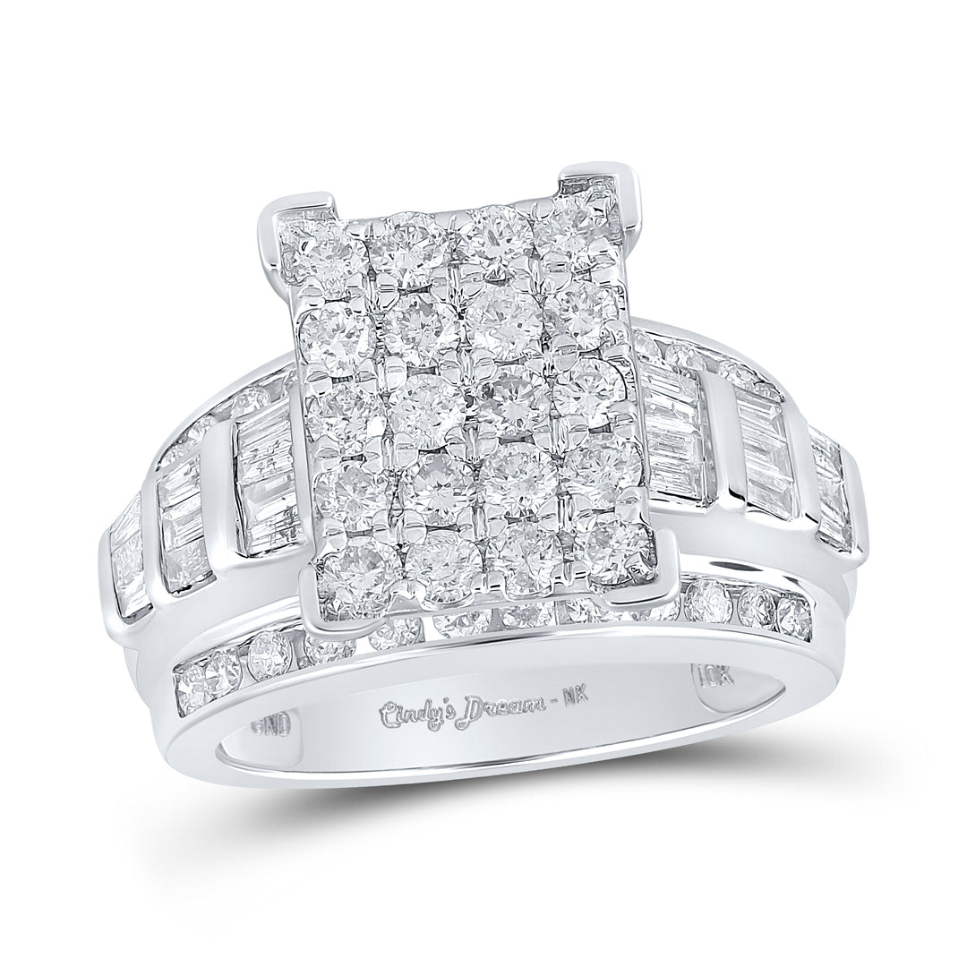 2CTW-DIA NK FASHION RING S6