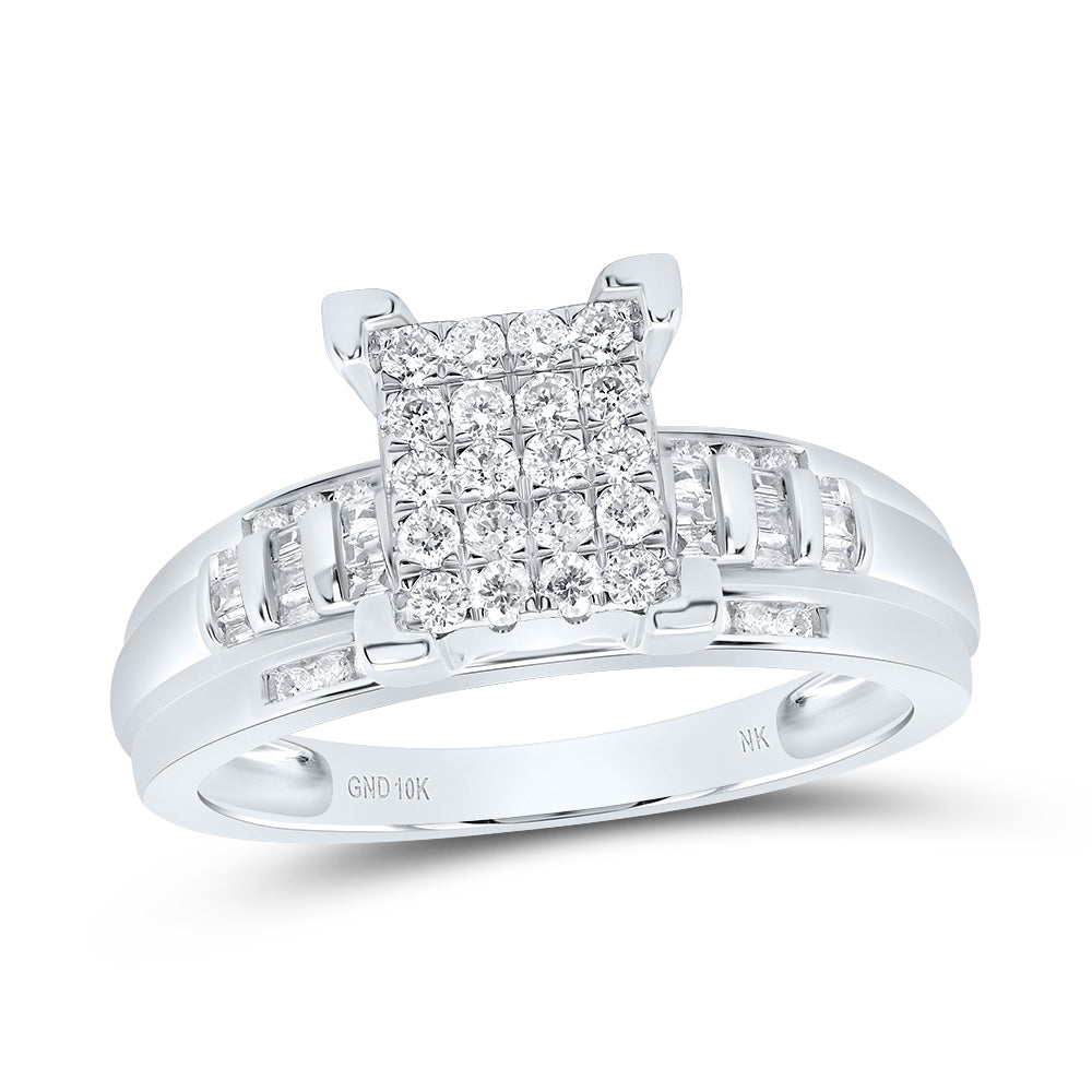 1/2CTW-DIA NK FASHION RING S-8