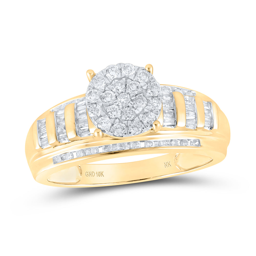 1/2CTW-DIA NK FASHION RING S9