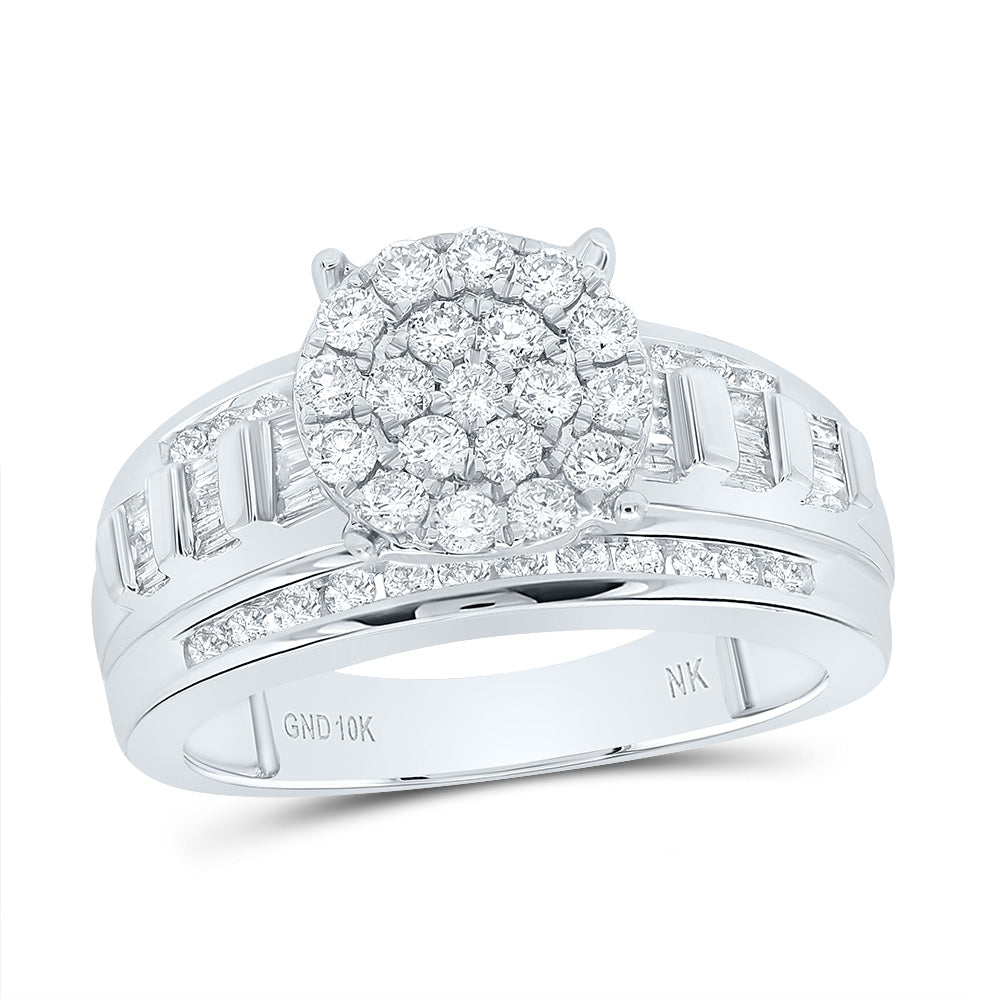 1CTW-DIA NK FASHION RING S10