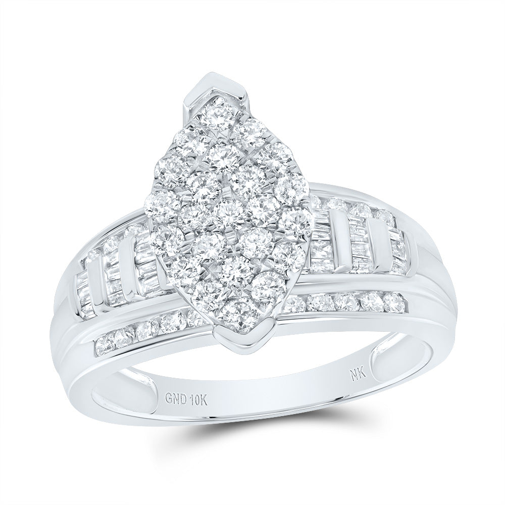 1CTW-DIA NK FASHION RING S9