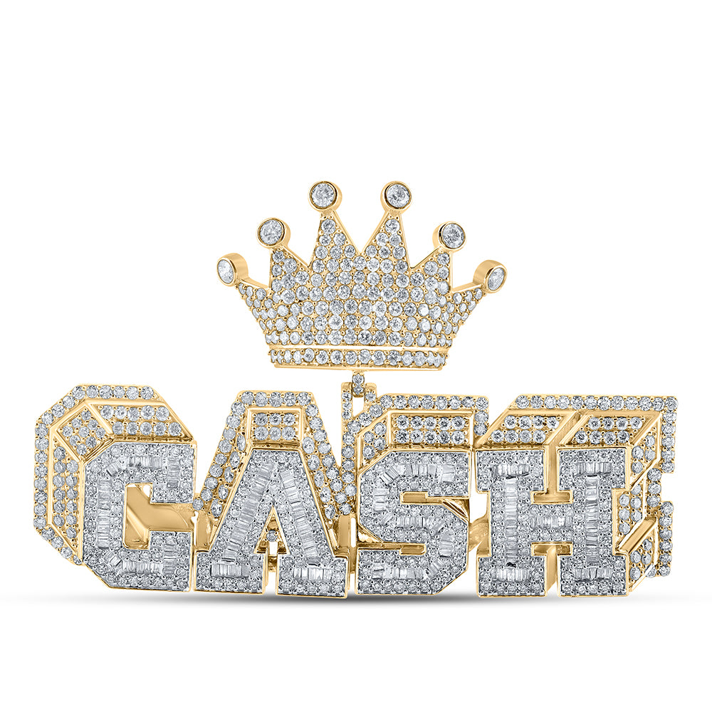 8 1/5 CTW-DIA NK CROWN CASH MENS CHARM