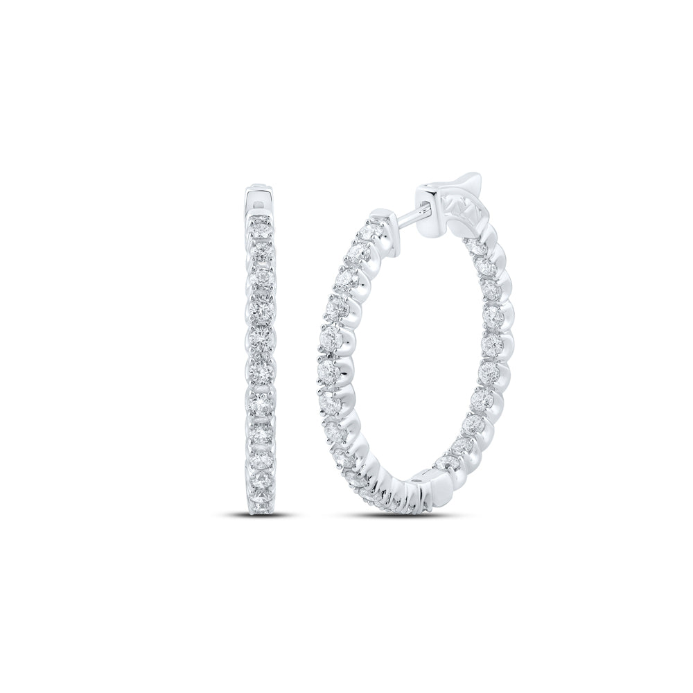 2 CTW-DIA CN FASHION HOOPS EARRING