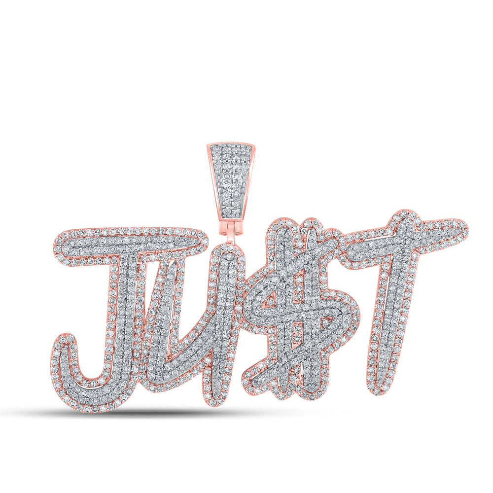 2 5/8CTW DIA CN "JU$T" CHARM