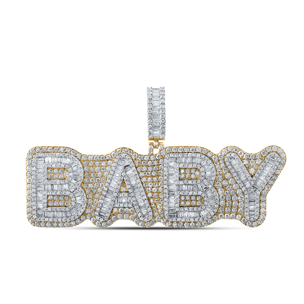 6 1/2CTW-DIA NK BABY MENS CHARM