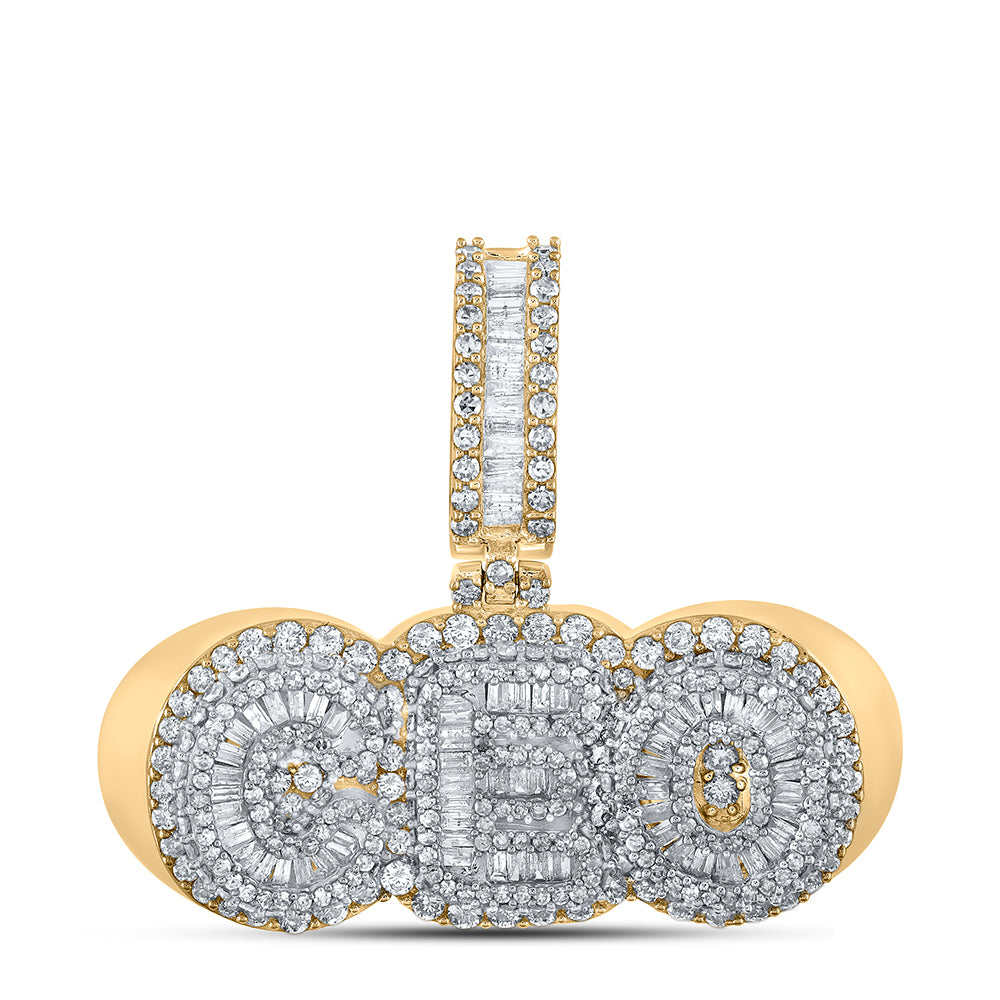 3CTW-DIA NK CEO MENS CHARM