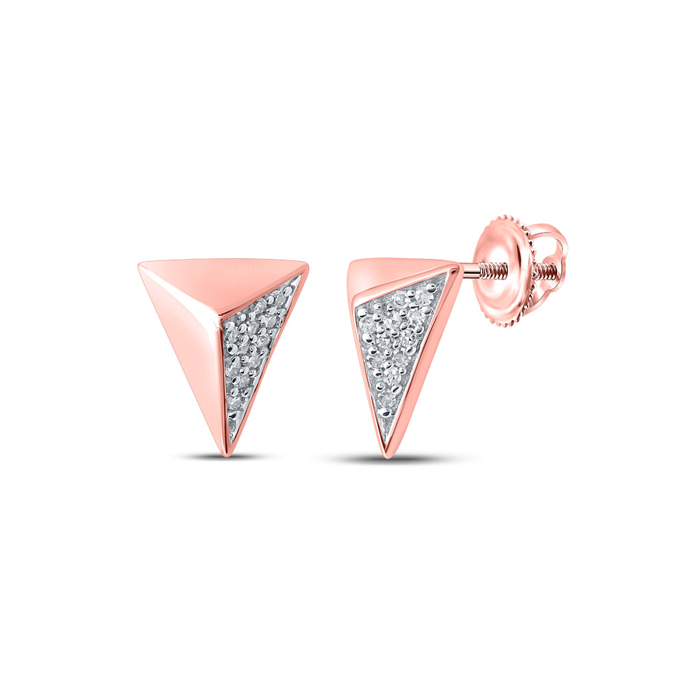 1/20CTW-DIA P2 GIFT TRIANGLE EARRING