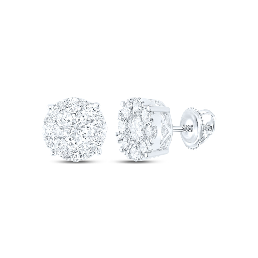 2 1/4CTW-DIA ANA M FASHION ROUND EARRING