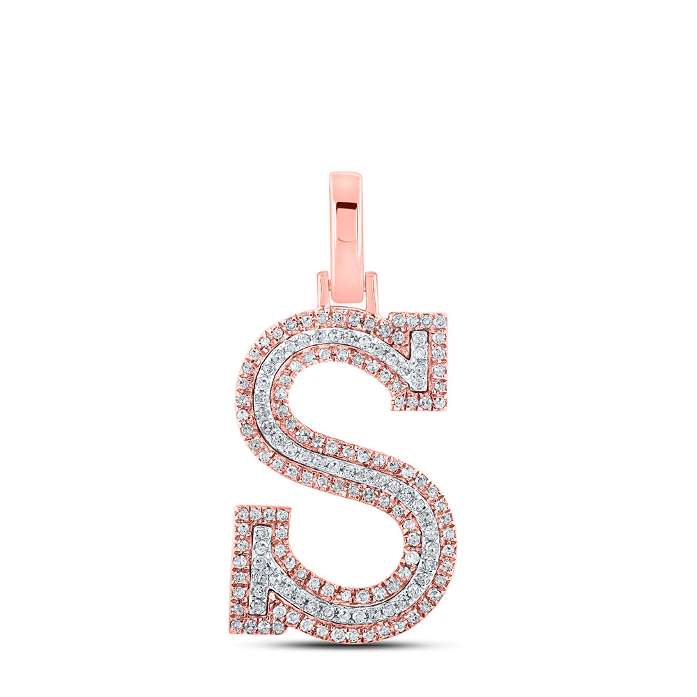 3/8CTW-DIA P1P2 INITIAL "S" PENDANT