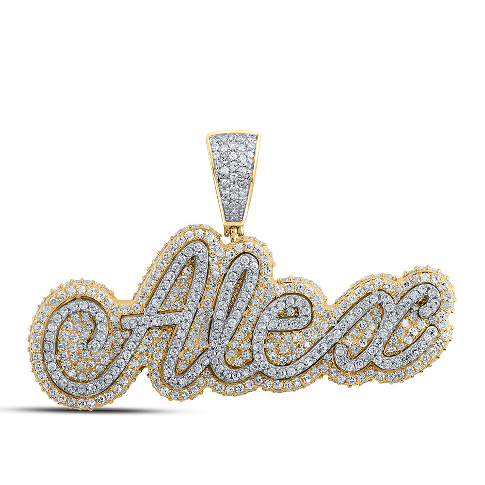 2CTW-DIA CN ALEX MENS INITIAL PENDANT