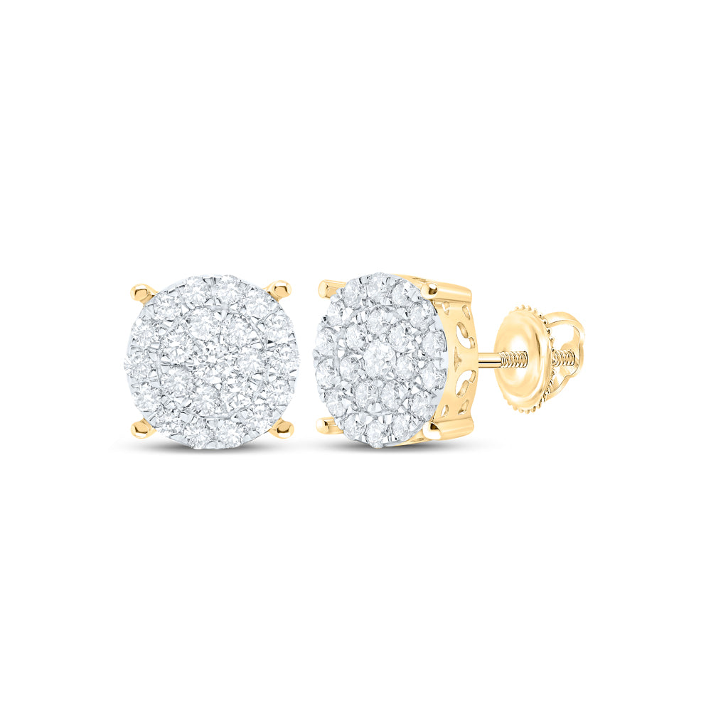 7/8CTW-DIA NK NICOLE'S ROUND EARRING
