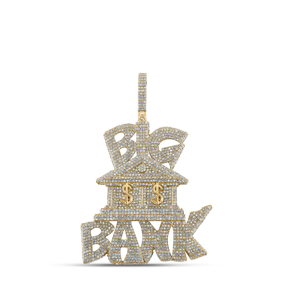 7 3/4CTW-DIA CN BIG BANK MENS CHARM
