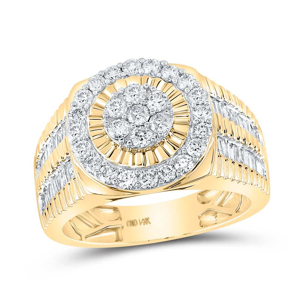 1 3/4CTW-DIA NK MENS RING