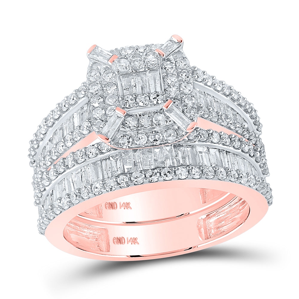 1 3/4CTW-DIA NK BRIDAL SET