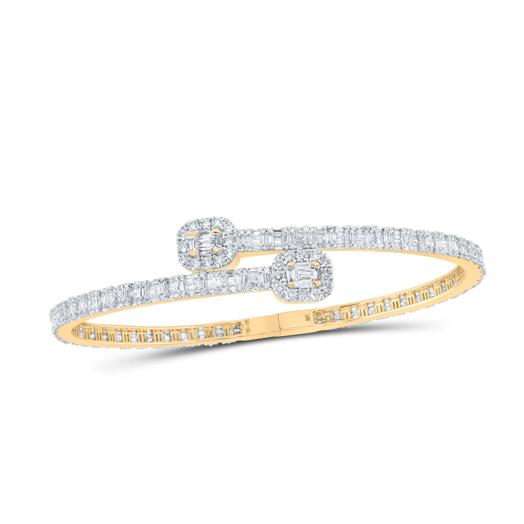 3CTW-DIA NK CUFF BANGLE