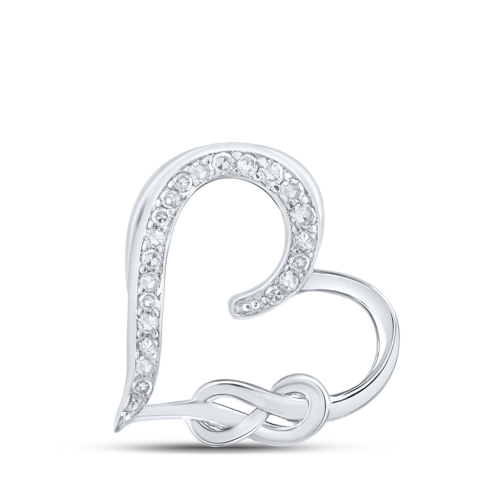 1/20CTW-DIA NK HEART PENDANT
