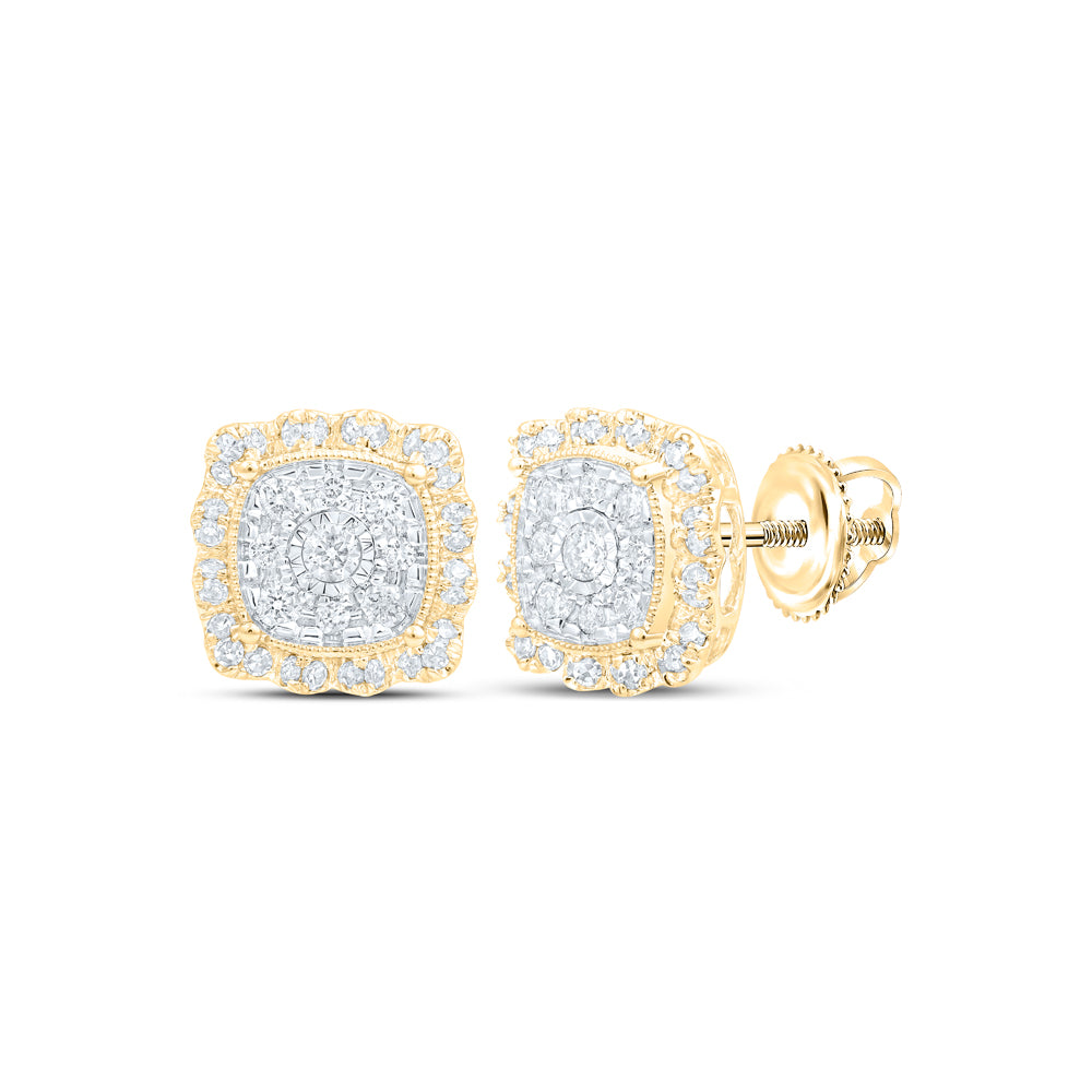 5/8CTW-DIA NK CUSHION EARRING