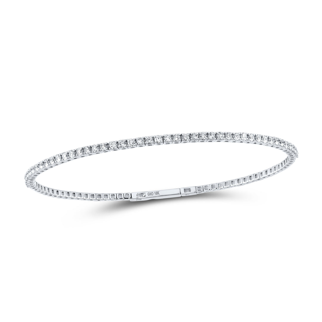 1 1/3CTW-DIA ANA M (190MM) FLEXIBLE TENNIS BANGLE (66X54MM)