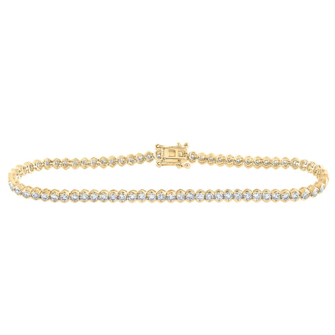 3 CTW-DIA NK TENNIS BRACELET (7 INCH)
