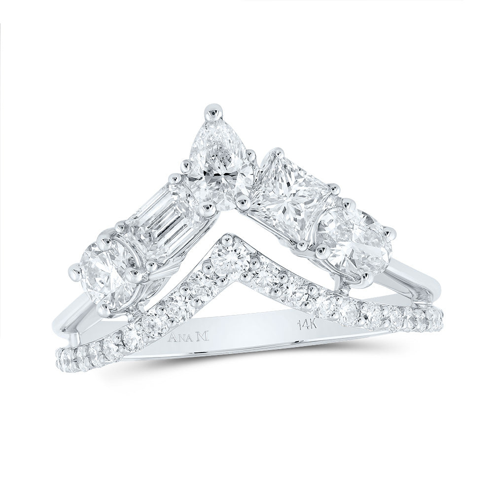 1 3/8CTW-DIA ANA M FASHION RING