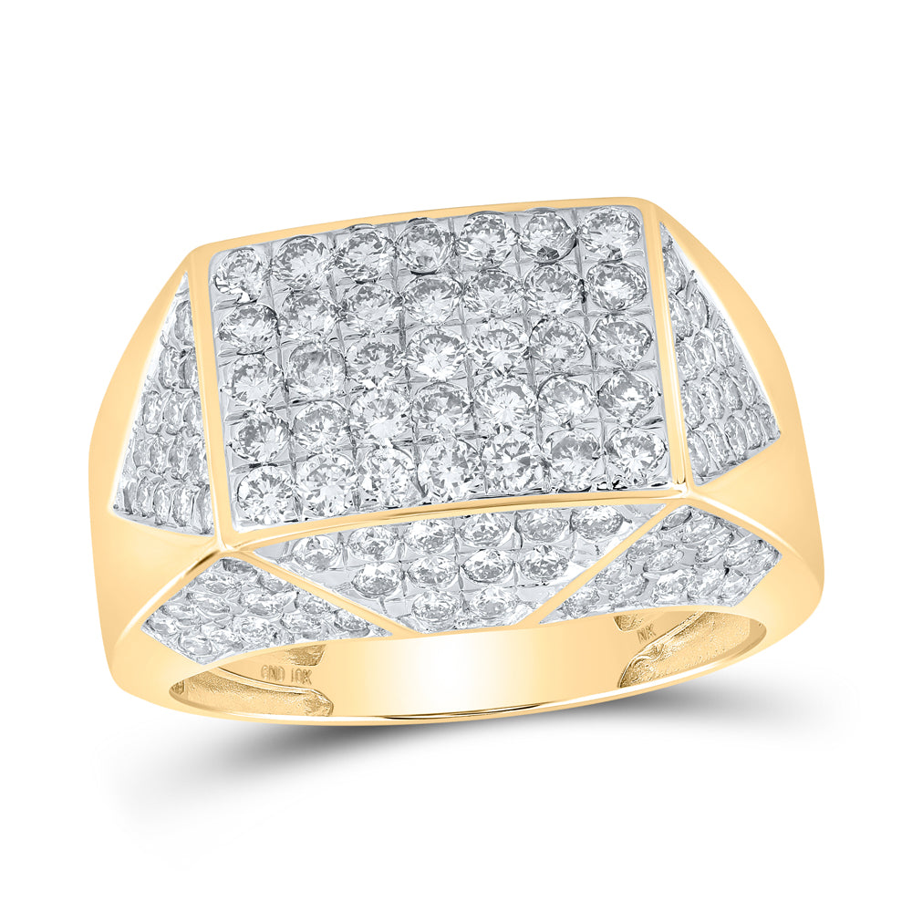 2 3/4CTW-DIA NK MENS RING